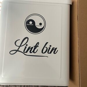 Magnetic Lint Bin Trash Can for Laundry Room Organization, Wall Mounted